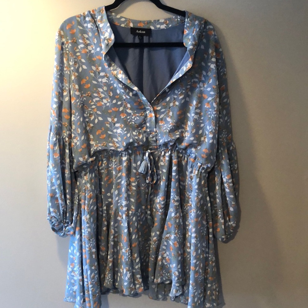 Boutique long sleeve mini dress